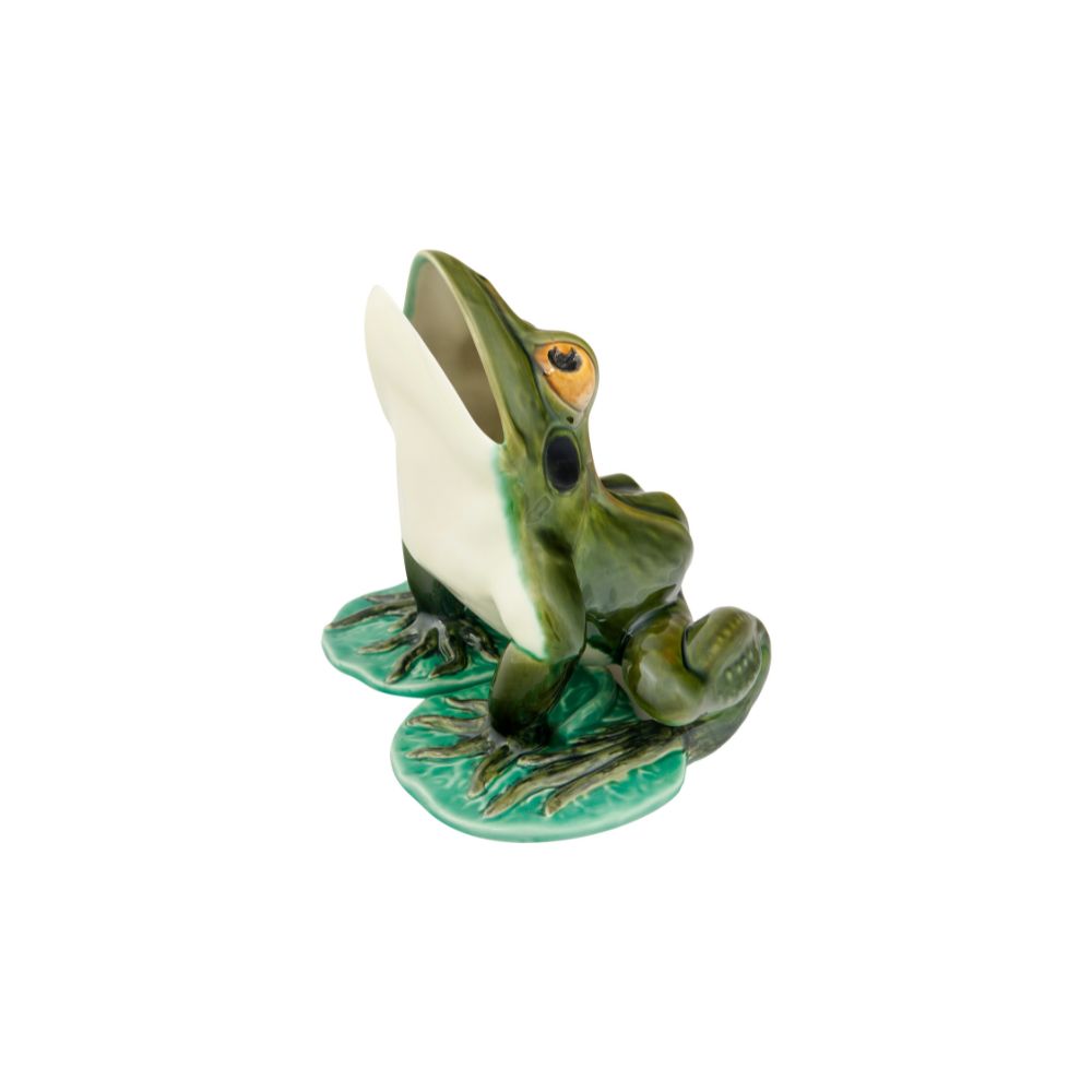 Buy Large Open-Mouth Frog for 238.00EUR | Bordallo Pinheiro